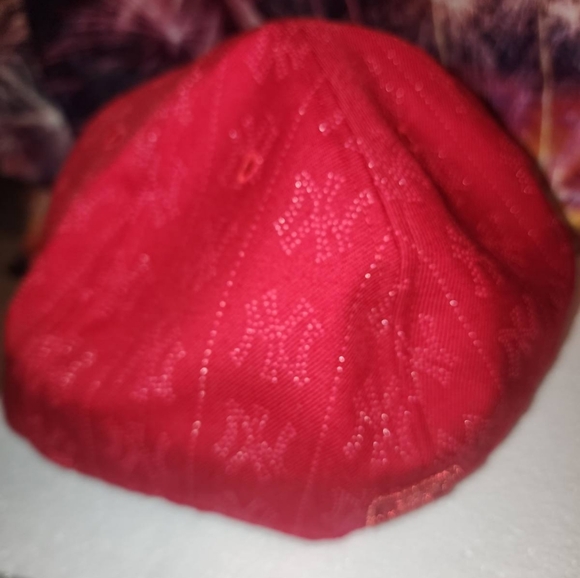 🔥😎 Pure Blood Red NY Yankees New Era Fitted, 7 5/8", 59Fifty 😎🔥 - Picture 2 of 5